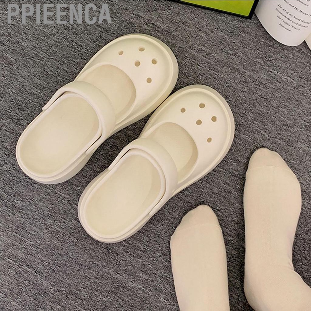 Ppieenca Women Hollow Gardening Shoes  Slippers Breathable Holes for Outdoors