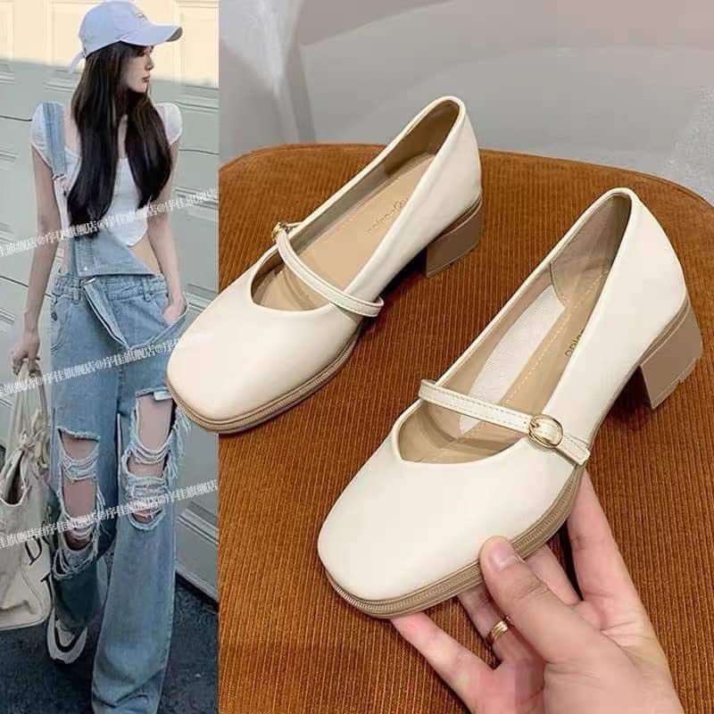 Giày sandan nữ hàng QCCC đế cao 3cm,chất da lì cao cấp SD193 ANN_Official