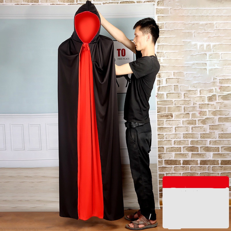 Áo Choàng Hóa Trang Phù Thủy Ma Cà Rồng Đen Đỏ Cho Cả Nam Và Nữ
