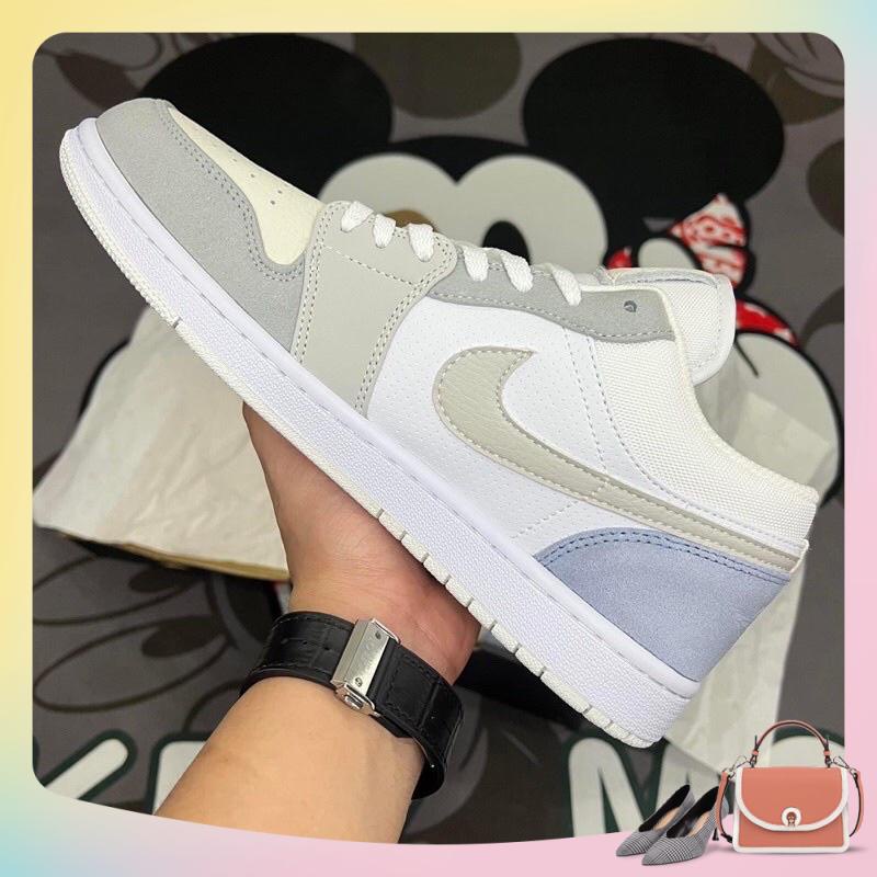 Giày thể thao JD XÁM XANH PARIS cổ thấp hot hit 2022 full bill box