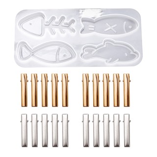 Khuôn silicone Làm Kẹp Tóc resin / resin Thủ Công diy