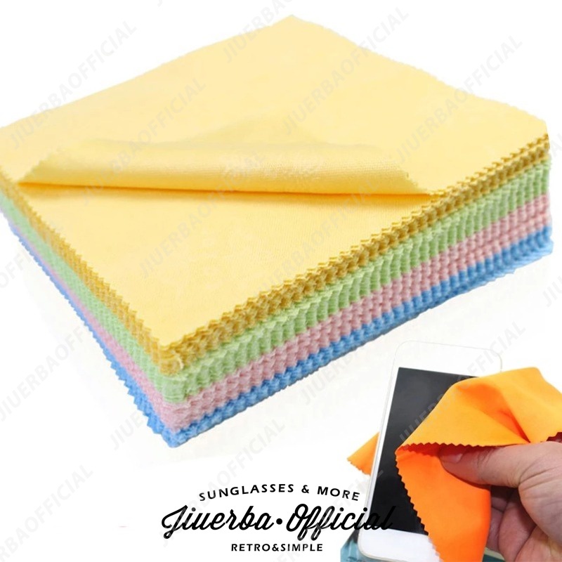 JIUERBA Phụ Kiện Mắt Kính / Khăn Lau Kính / Khăn Lau Mắt Đơn