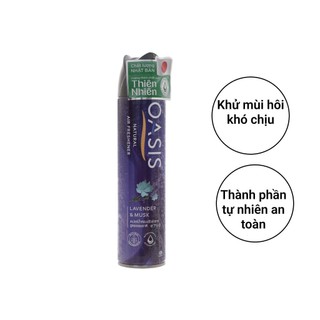 Xịt phòng Oasis natural Air Freshener 320ml chất lượng Nhật, không cồn, hương thơm thiên nhiên