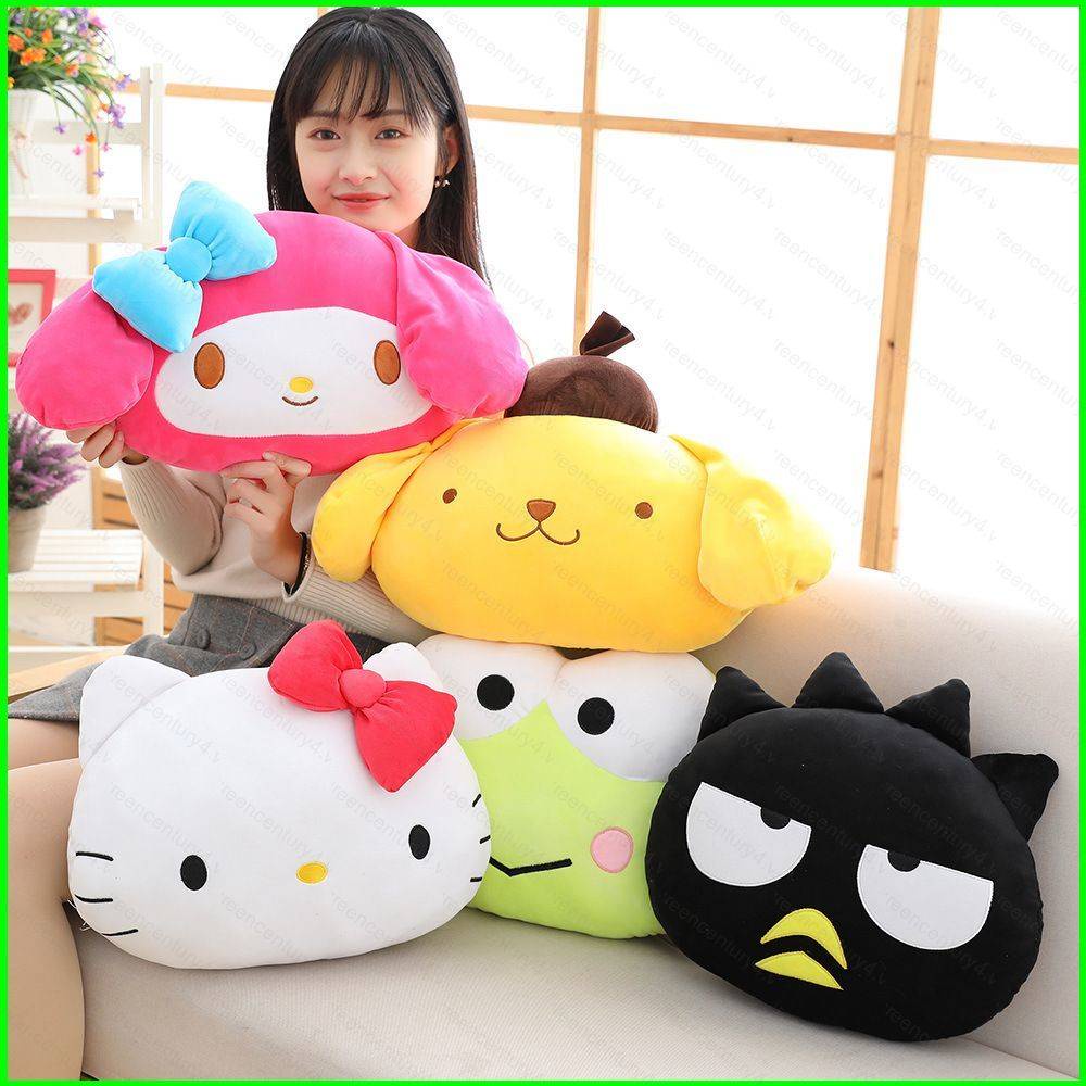 Sanrio Gối Ôm Nhồi Bông Giữ Ấm Tay Hình Hello Kitty mymelody purin