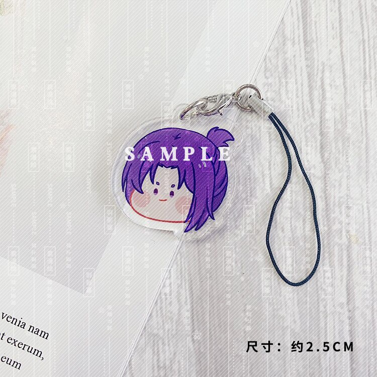 Dây treo điện thoại móc khóa Chigiri Hyoma Isagi Yoichi Anime KeyChain BLUE LOCK Cute phụ kiện trang trí dễ thương