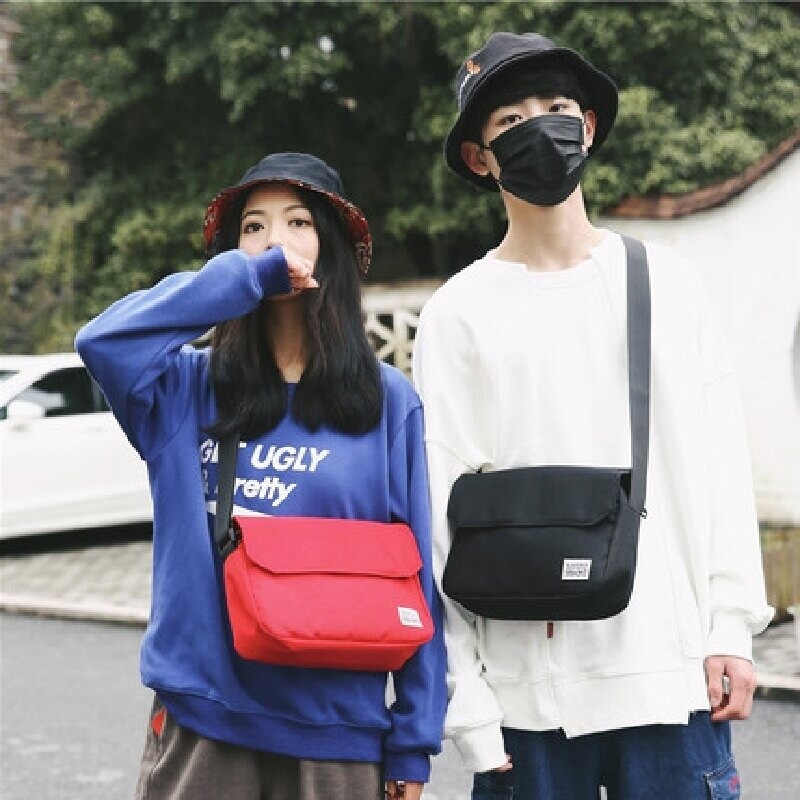 Túi Vải canvas Đeo Chéo Thời Trang Nam Nữ