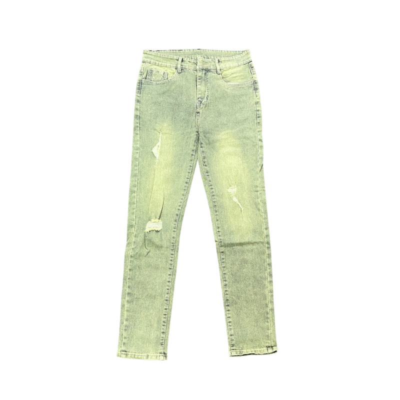 Quần Jean Nam Slim Fit Xanh Lạ 941 Ảnh Thật