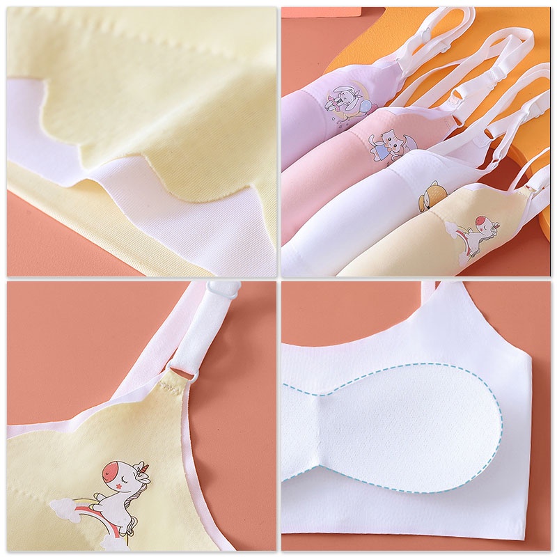 Áo lót HOBIBEAR không đường may cho bé gái tiểu học