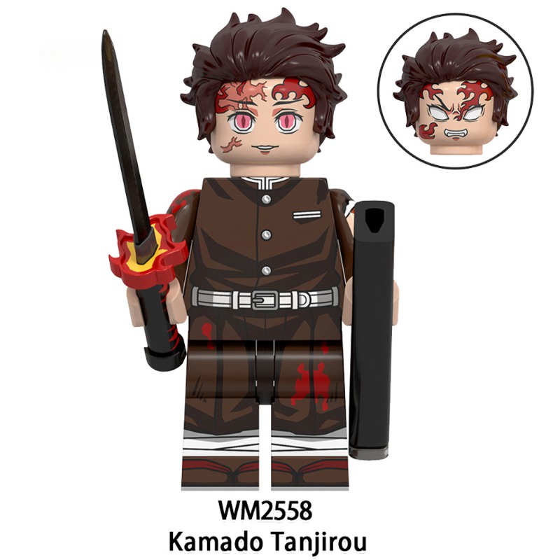 Nakime Mô Hình Đồ Chơi Nhân Vật Kurongu Kanjirou kaigaku tamayo gyokko enmu hantengu Kibuji muzan demon slayer