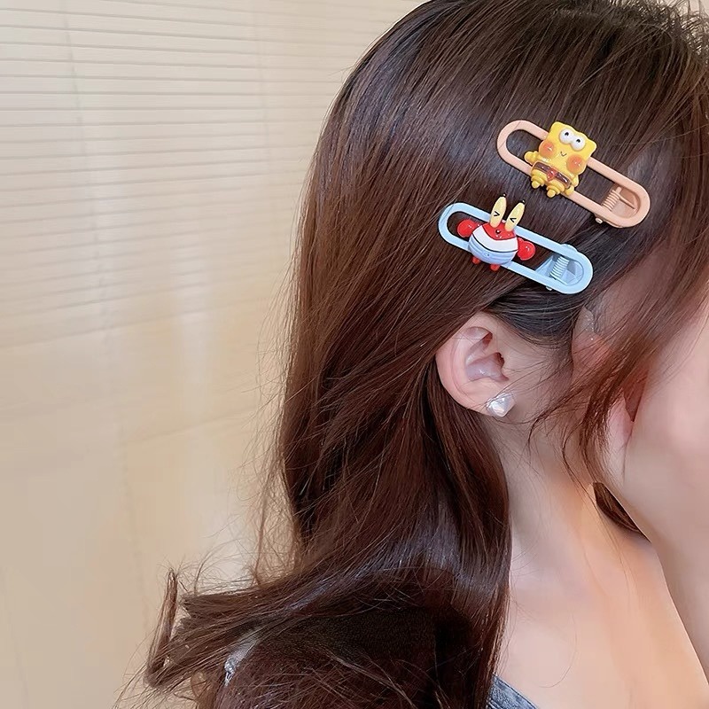 Kẹp Tóc Hình Ngôi Sao Hoạt Hình Dễ Thương Cho Bé Gái