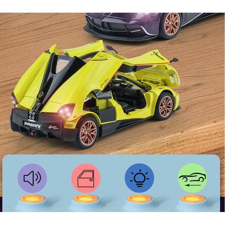 Mô hình siêu xe kim loại Pagani Huayra Dinastia tặng ô tô