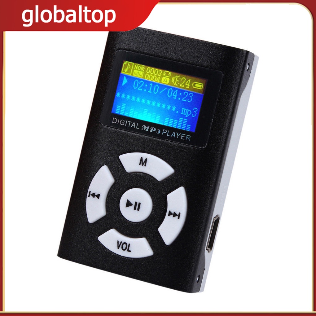 Máy Nghe Nhạc mp3 mini Màn Hình lcd Hỗ Trợ Thẻ Nhớ sd / tf 32gb