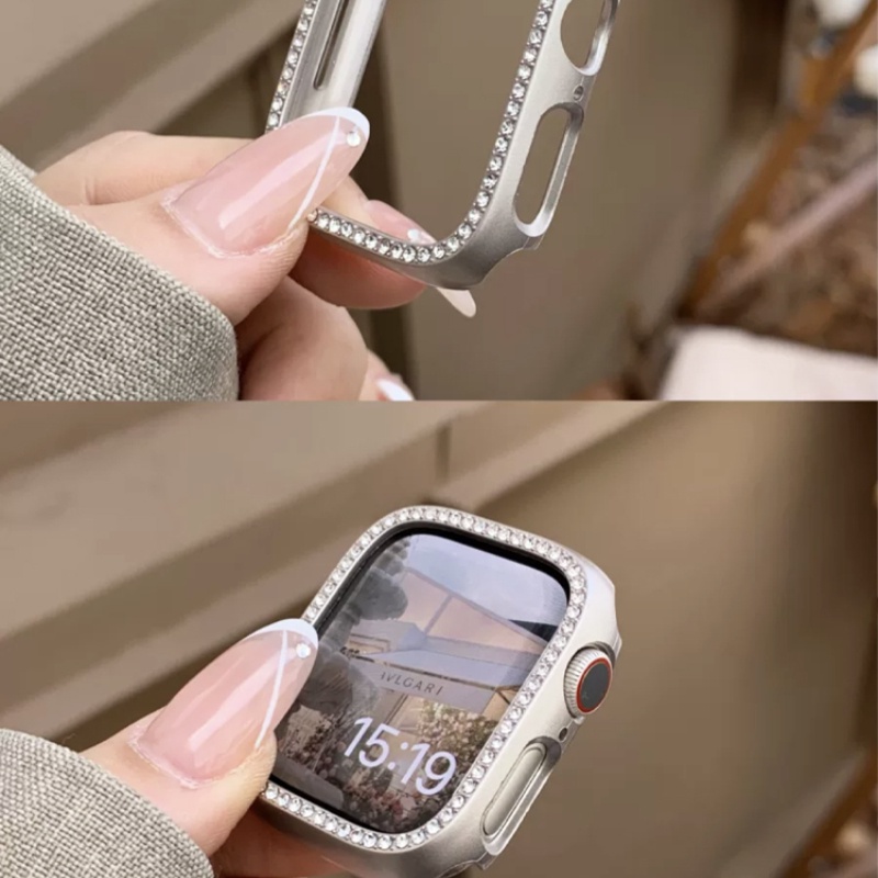 Mới Ốp Bảo Vệ Bằng pc Cứng Chống Va Đập Cho apple watch 41mm 45mm s9 7 8 6 5 40mm 44mm 42mm 38mm 3 se 49mm
