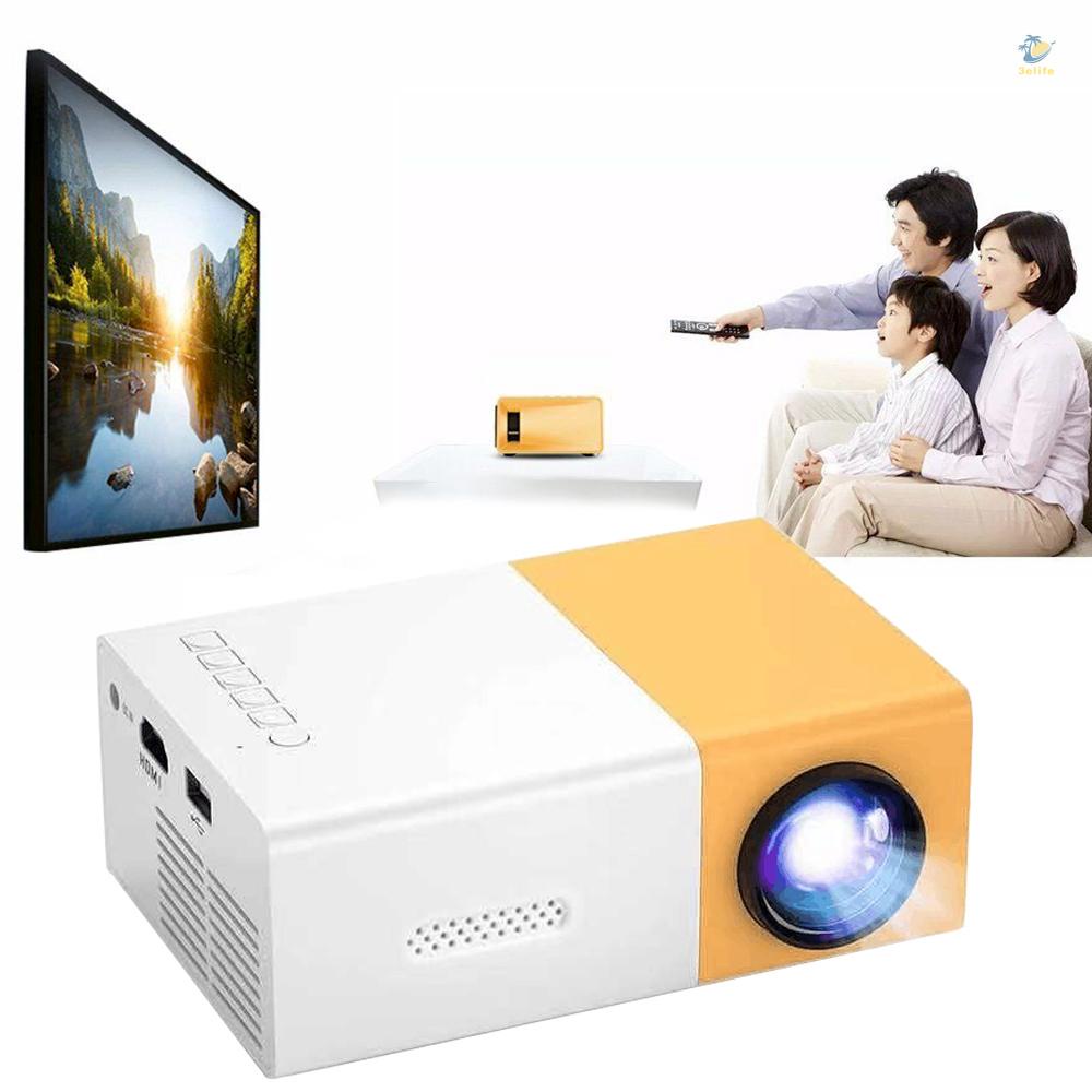 Máy Chiếu mini yg300 yg-300 hd usb Hỗ Trợ 1080p Tại Nhà