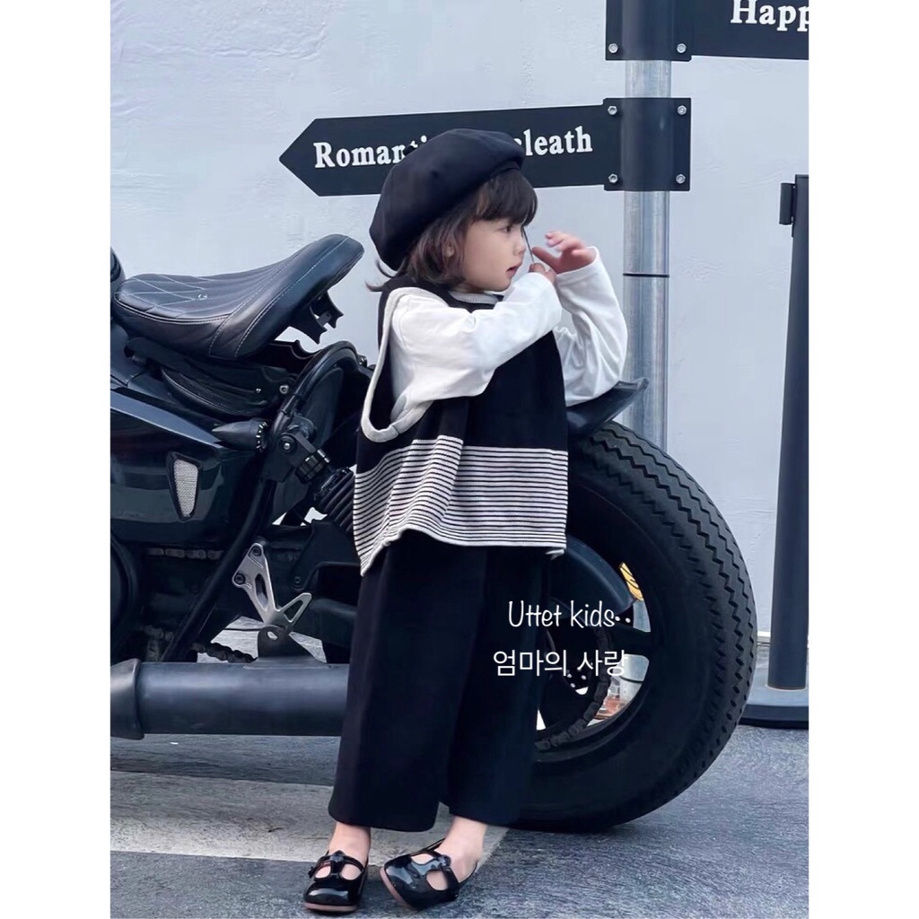 ÁO GILE LEN PHA PHONG CÁCH HÀN QUỐC CHO BÉ GÁI VÀ BÉ TRAI B41