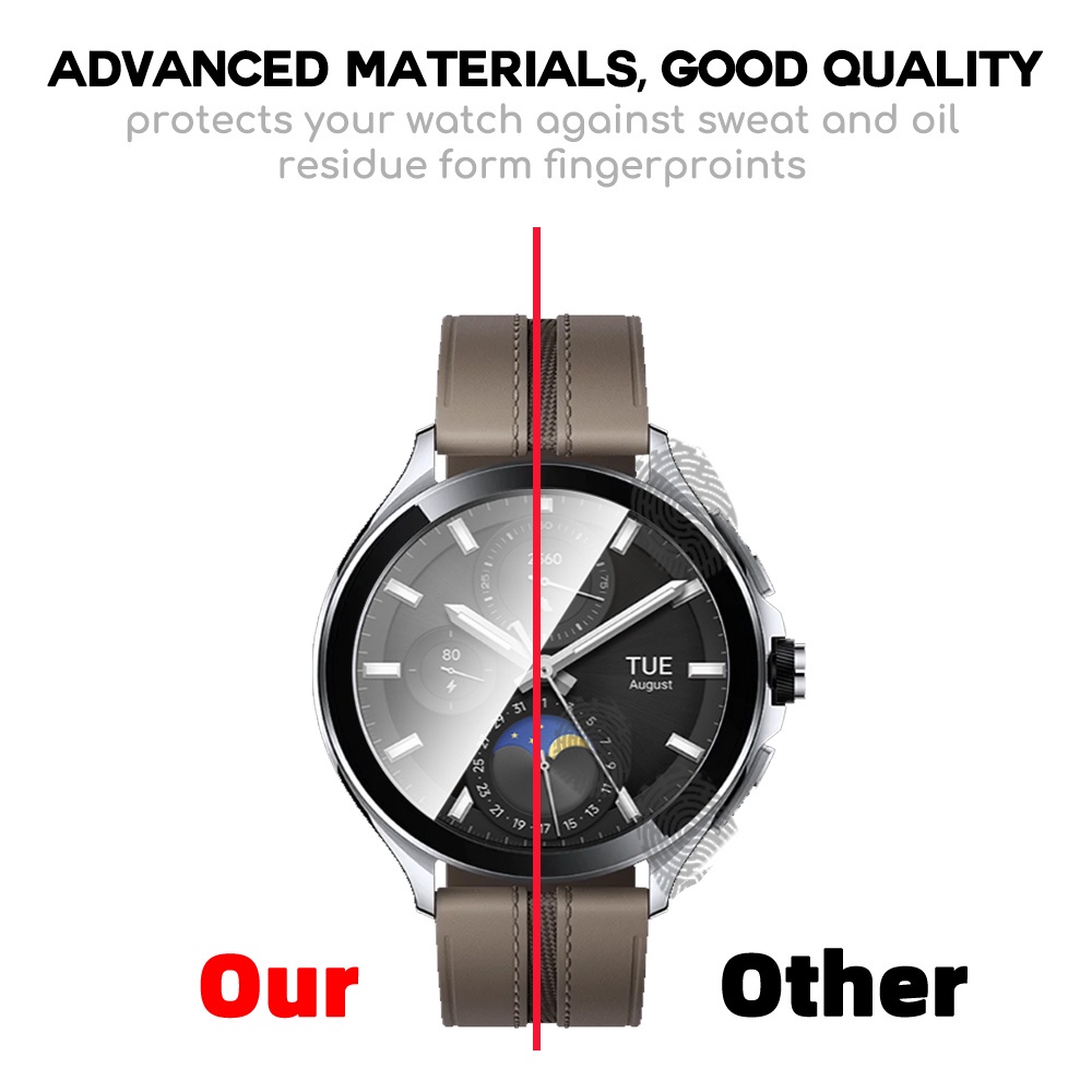 1~3 Miếng Dán Bảo Vệ Màn Hình Bằng Sợi Carbon Mềm Dành Cho Đồng Hồ Thông Minh xiaomi watch 2 pro 2pro 2pro