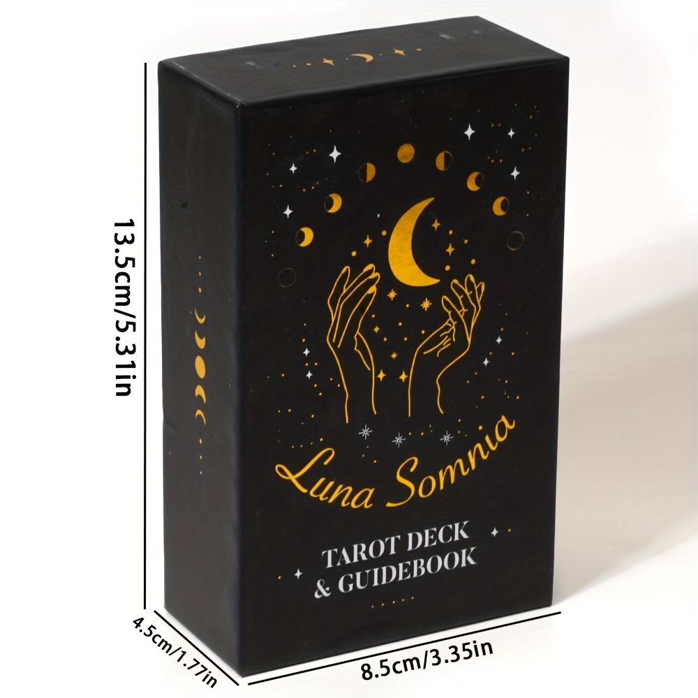 Luna Bộ Bài tarot Mất Ngủ Kèm Thẻ Bài Giấy Kích Thước Khác Nhau