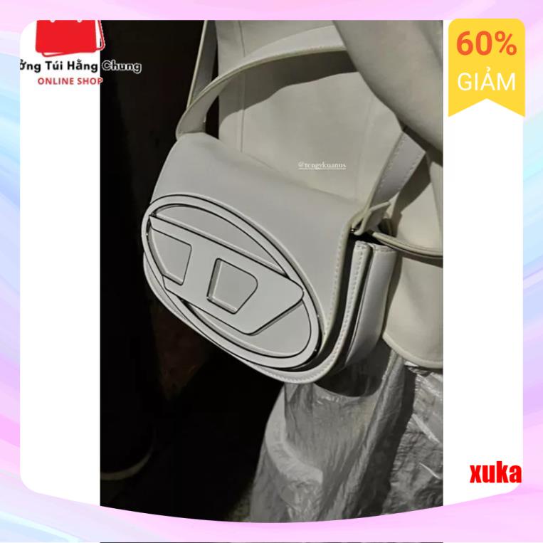 🌟✅Túi Đeo chéo D.ie.sel  Shoulder Bag màu trắng . đen  size 20 cực hot 2023 SẴN HÀNG SALE SỐC