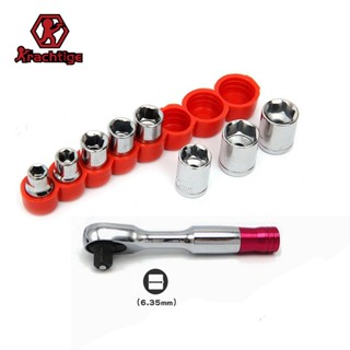  72 răng 85mm cờ lê xoắn ốc 1 4 '' dụng cụ sửa chữa cờ lê ổ cắm mini 1 4 inch bộ cờ lê ổ cắm 5 6 7 8 9 10 11   12mm 