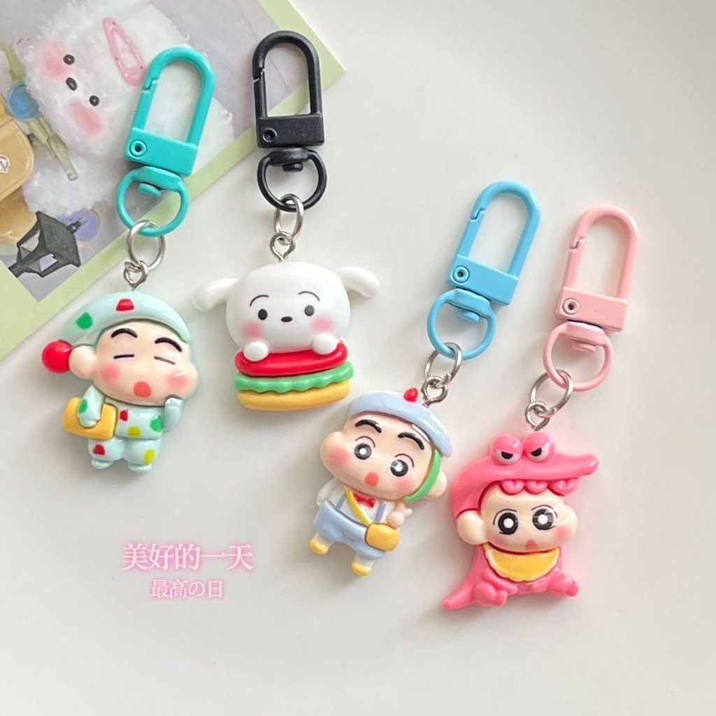 Móc Khóa Hình Cậu Bé Hoạt Hình Dễ Thương
