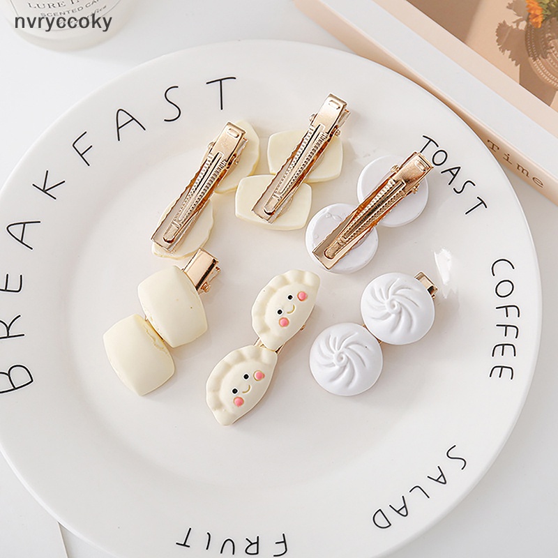 Kẹp Tóc bb Hình Bánh Bao Hấp Nhỏ Nhắn Dễ Thương Phong Cách Hàn Quốc Cho Nữ vn