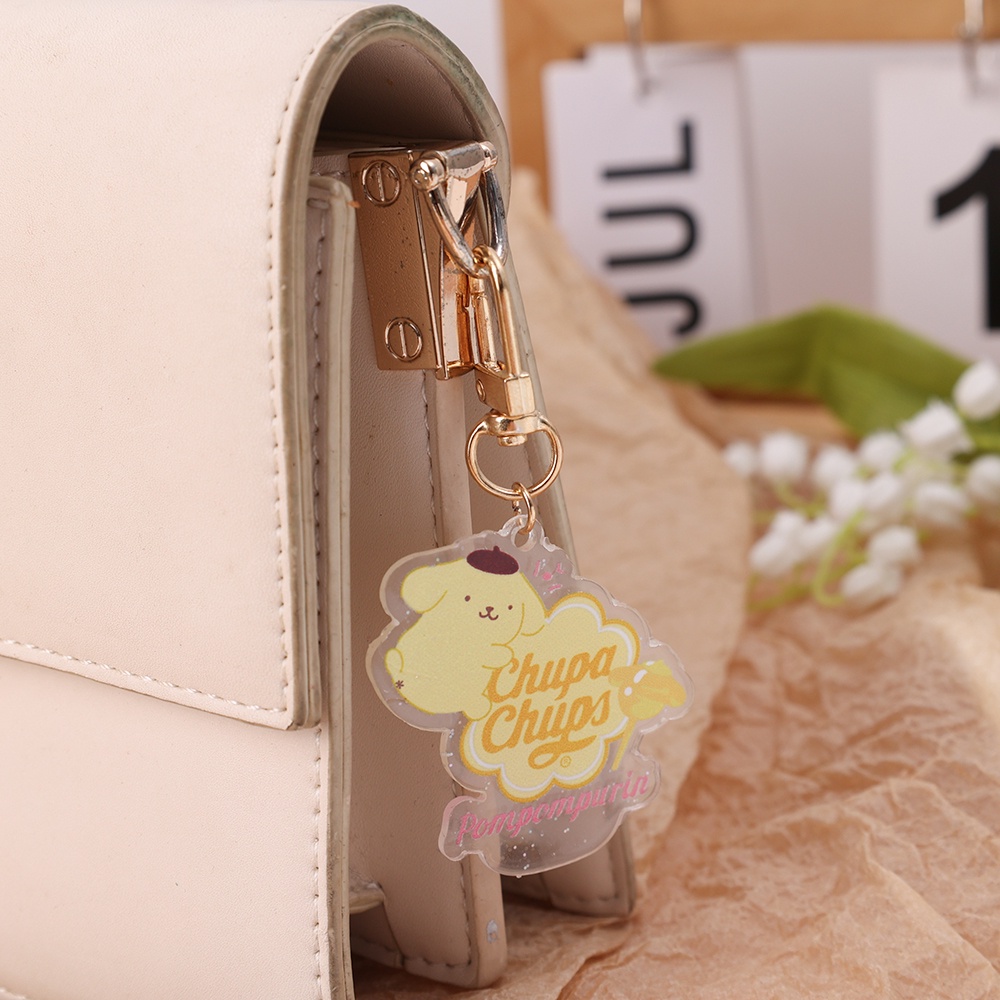 Cinnamoroll kuromi pompompurin my melody pochacco Móc Chìa Khóa - Phụ Kiện Trang Trí Xe Hơi, Túi Xách - sanrio, anime