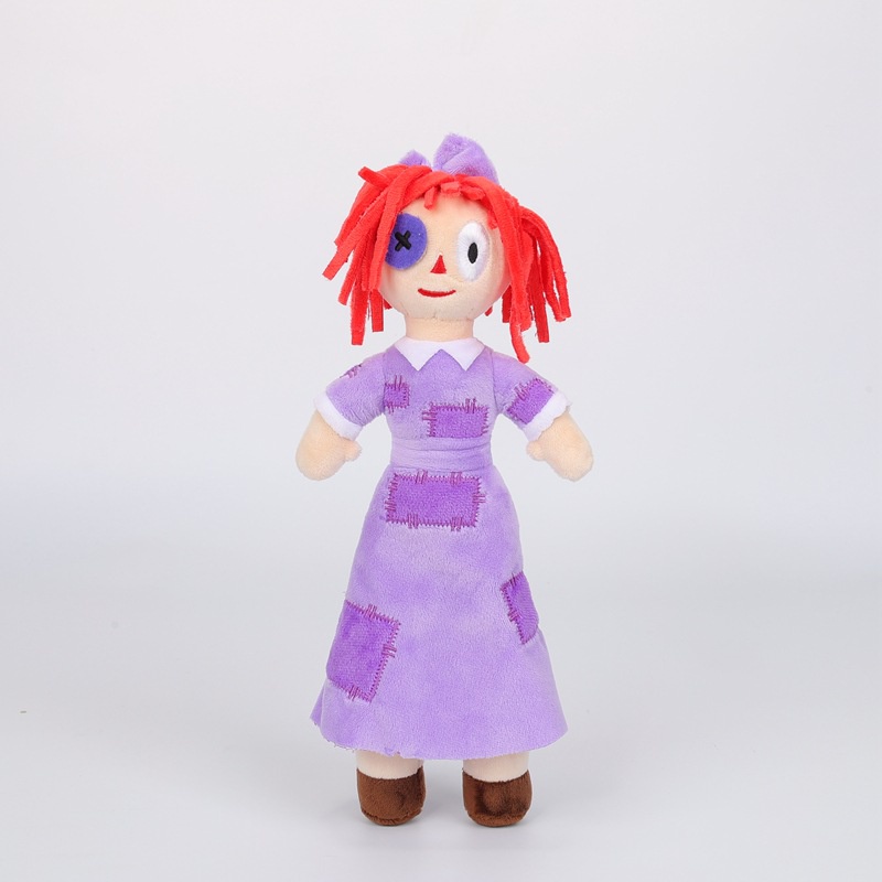 The Amazing Digital Circus Anime Gấu Bông Đồ chơi nhồi bông Mềm Mại Hình Rạp Xiếc Kỹ Thuật Số Làm Quà Giáng Sinh Cho Bé