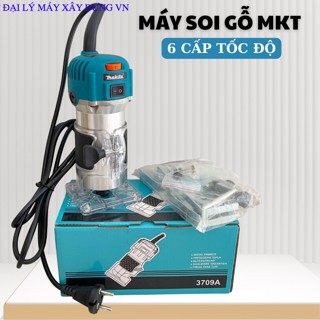 Máy Soi Gỗ  Makita 3709 Chỉnh Tốc Độ, Công Suất 530w - Máy đánh cạnh, phay gỗ đại lý máy vn
