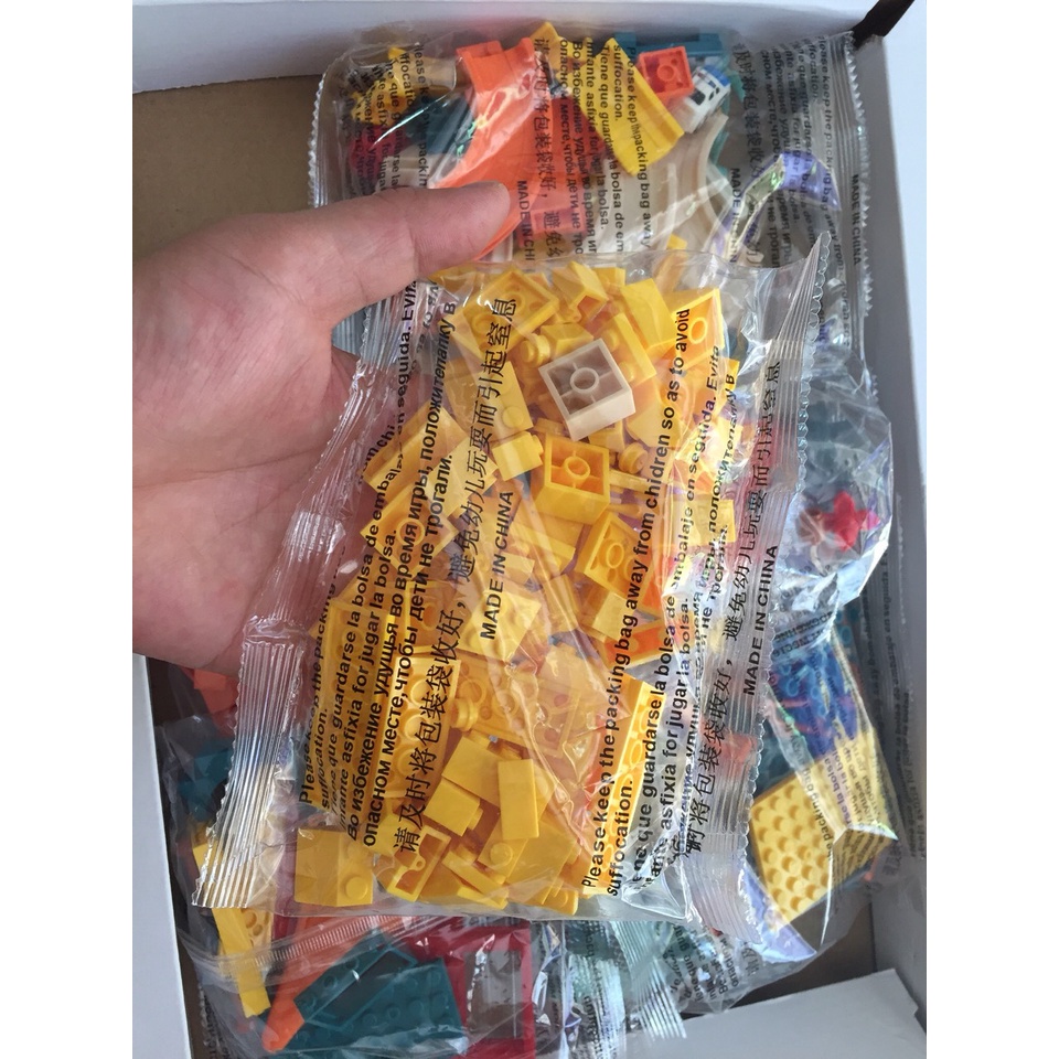 Lego Xếp Hình Đồ Chơi Đường Ray 512 Chi Tiết Đồ Chơi Lego Lắp Ráp ( Có Kèm