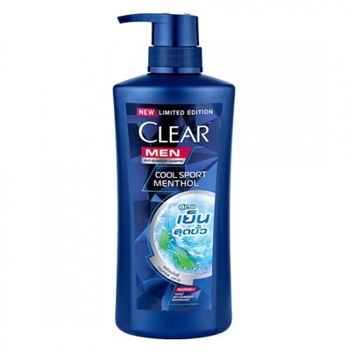 Dầu Gội Clear Men và Bạc Hà  450ml sạch gàu, giảm tóc gãy rụng