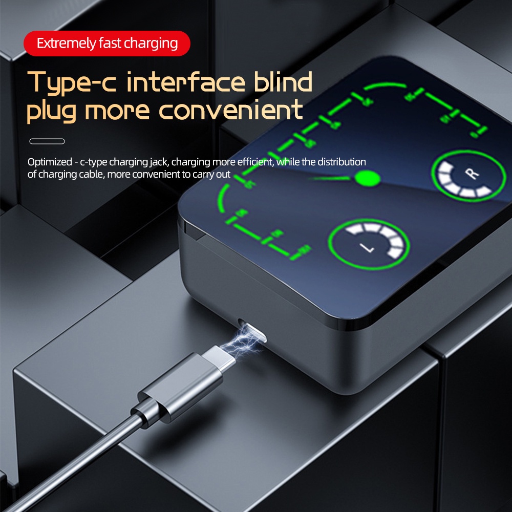 Tai Nghe bluetooth 5.3 tws m90 max Có Mic Nói bluetooth 5.3