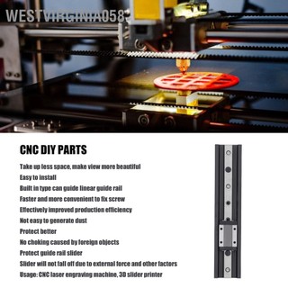 Westvirginia058 đường ray tuyến tính đùn 12h 2040 v loại nhôm màu đen cho máy in 3d máy cnc