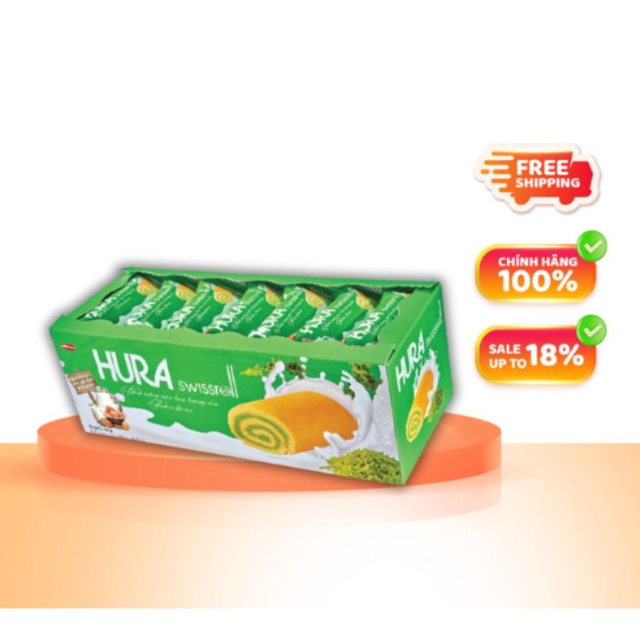 Bánh Hura Swissroll Dâu Bibica 360g Shopbethienkim