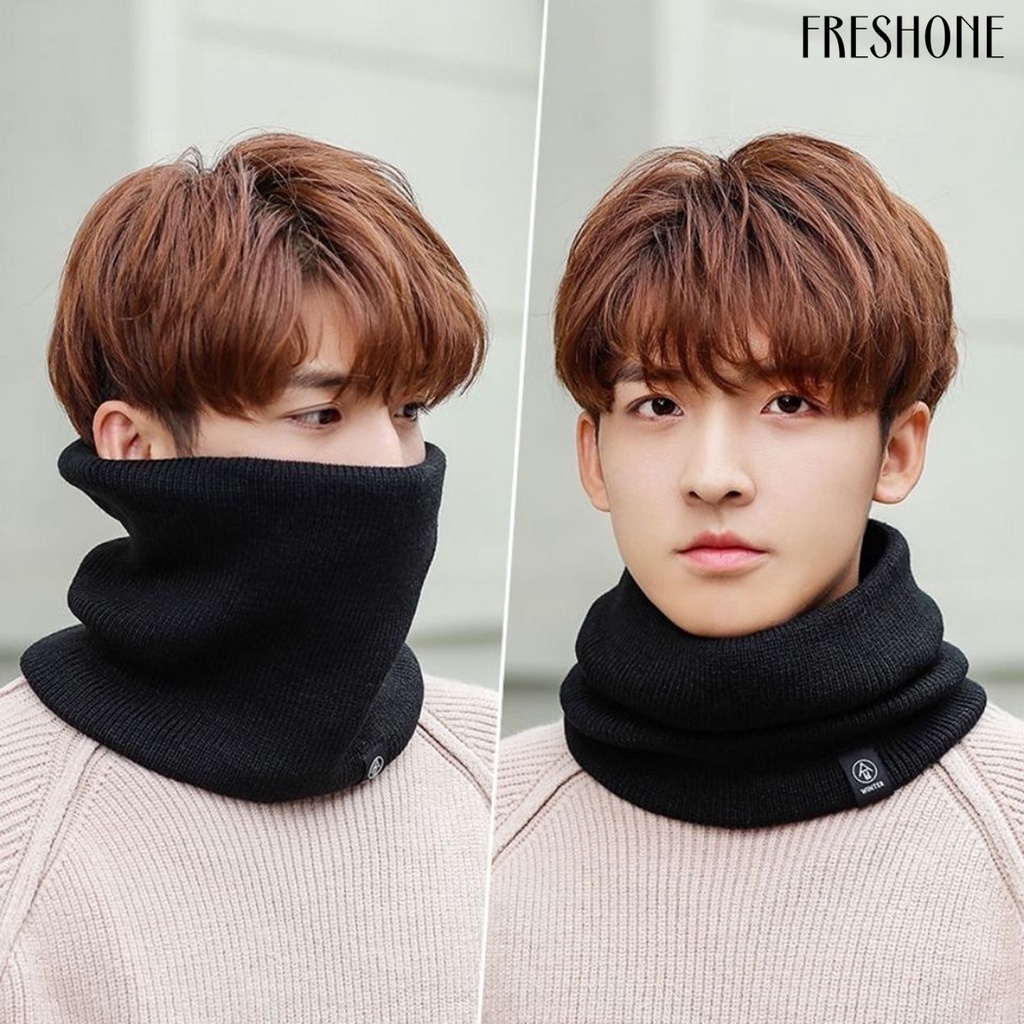 Khăn Quấn Cổ Bằng Vải Lông Dày Mềm Mại Co Giãn Giữ Ấm Chống Gió Chống Lạnh Màu Sắc Dành Cho Trượt Tuyết Ngoài Trời