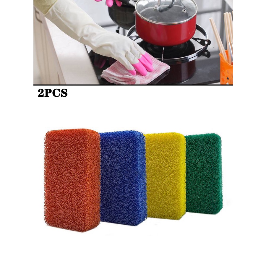 Silicone Scrubber Sponge Silicone Dish Sponge Reusable Kitchen Cleaning Sponge
