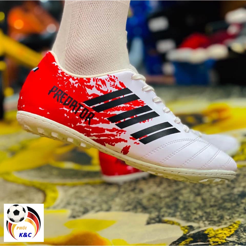 Giày đá bóng nam Predator 20.3 Pro cho chân bè sân cỏ nhân tạo giá rẻ đế cao su Phủi K&C