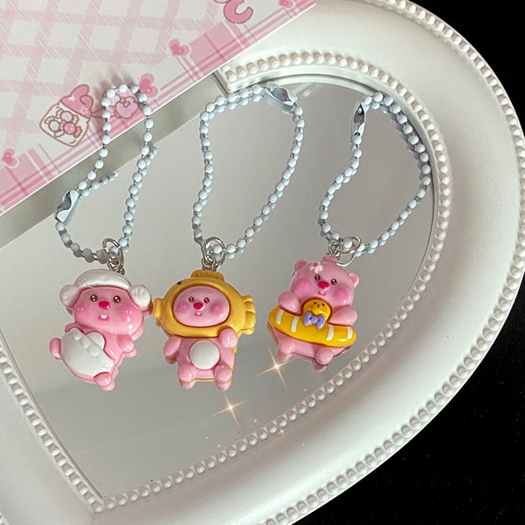 Móc Khóa Nhựa pvc 6cm Hình Trái Tim Dễ Thương