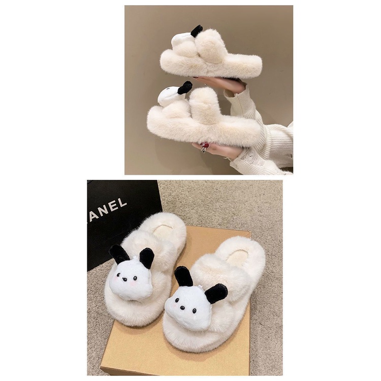 Dép Bông Đi Trong Nhà Đế Dày Họa Tiết Chó pacha Dễ Thương Thời Trang 2023 Cho Nữ