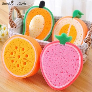 Miếng bọt biển rửa chén hình trái cây sáng tạo