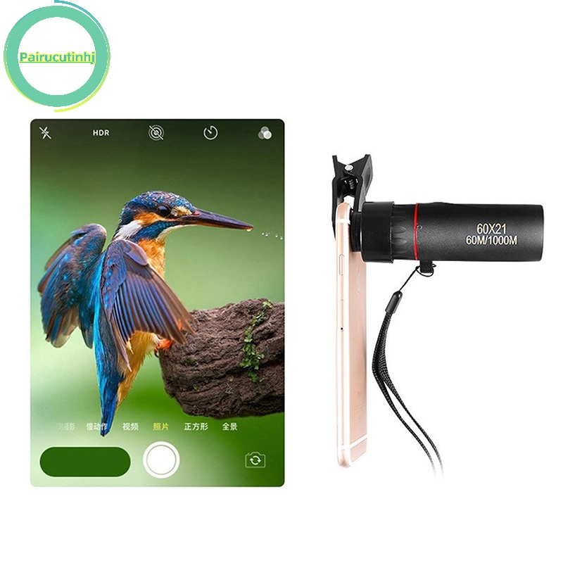 Ống Nhòm Mini Bỏ Túi 60x21 HD Dùng Cho Các Hoạt Động Thể Thao Ngoài Trời | BigBuy360 - bigbuy360.vn