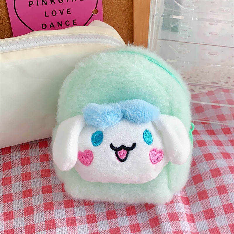 Hoạt Hình Ví Đựng Tiền Xu / Tai Nghe / Dây Cáp Hình sanrio kuromi melody Nhồi Bông Đáng Yêu