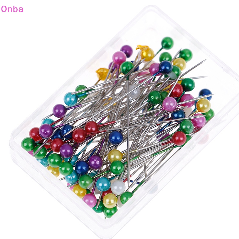 Nba Set 100 Ghim Đầu Ngọc Trai Dùng May Vá Quần Áo diy vn