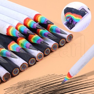 Bút chì / thiệp giấy xi lanh màu trắng đen 2b