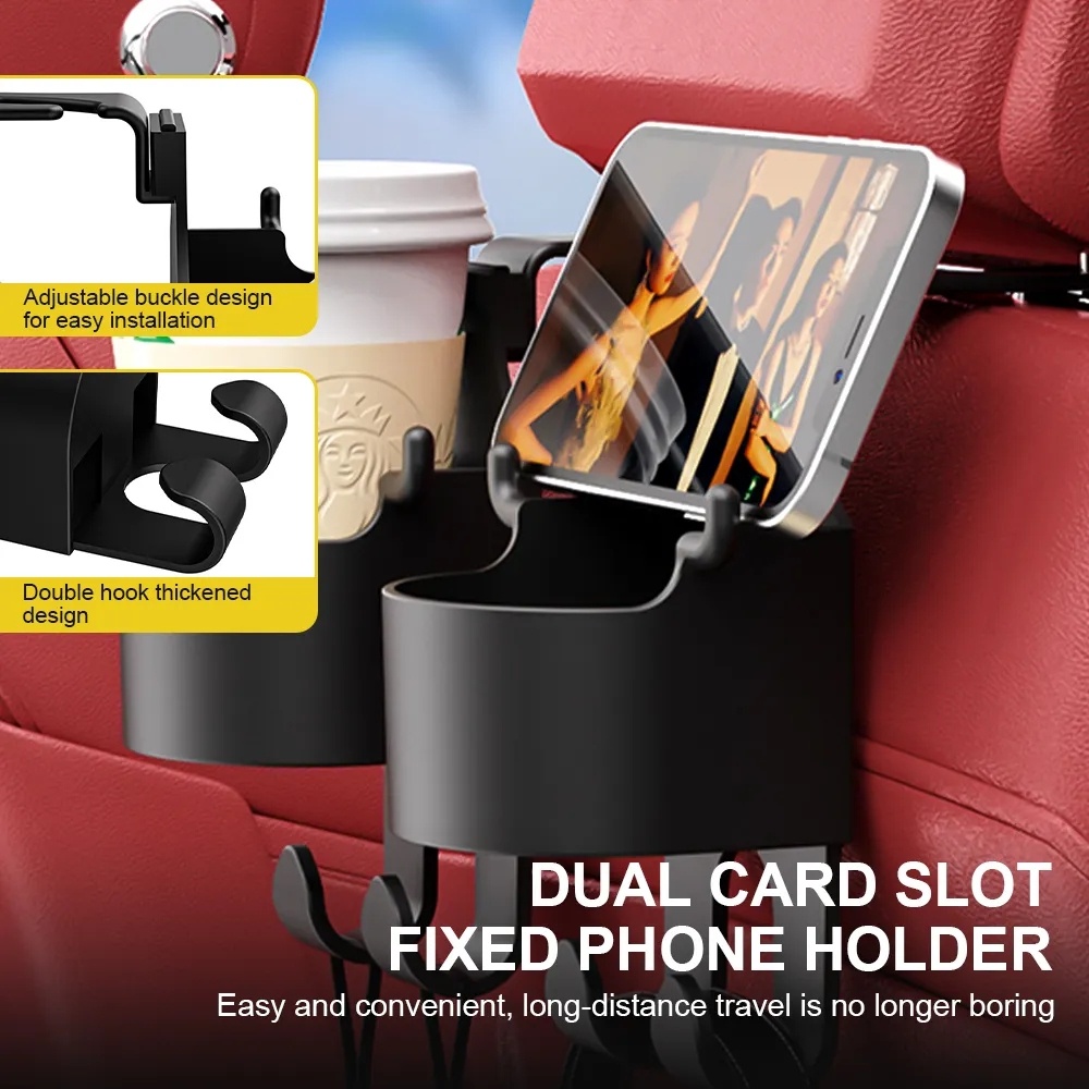 KBANG móc treo ô tô , Hộp Đựng Bình Sữa Em Bé Bằng abs Chống Thấm Nước Đa Năng Kèm Móc Treo Tiện Dụng Cho Xe Hơi toyota vios altis camry hilux avanza innova