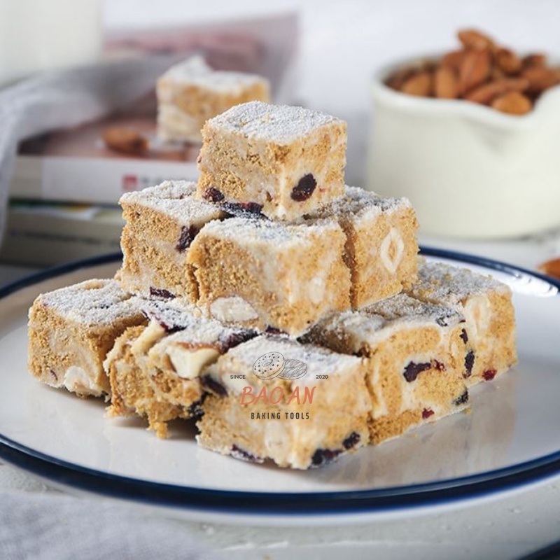 Marshmallow, kẹo bấc trắng, kẹo bông gòn Erko giảm đường làm bánh Nougat gói 500gram