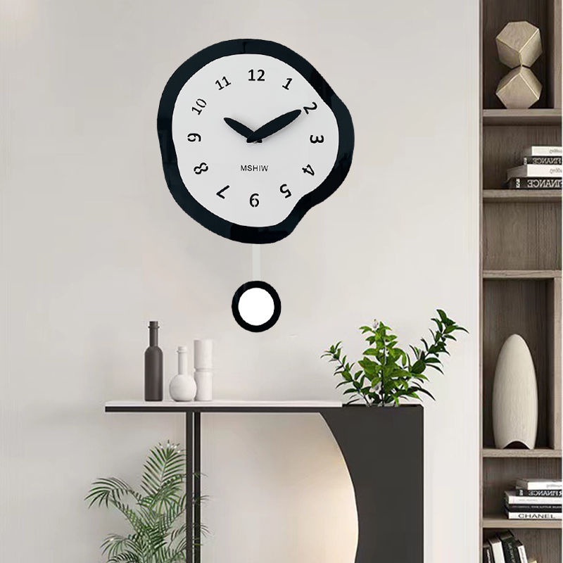 Đồng Hồ Treo Tường Màu Gỗ Đơn Giản Naafenai