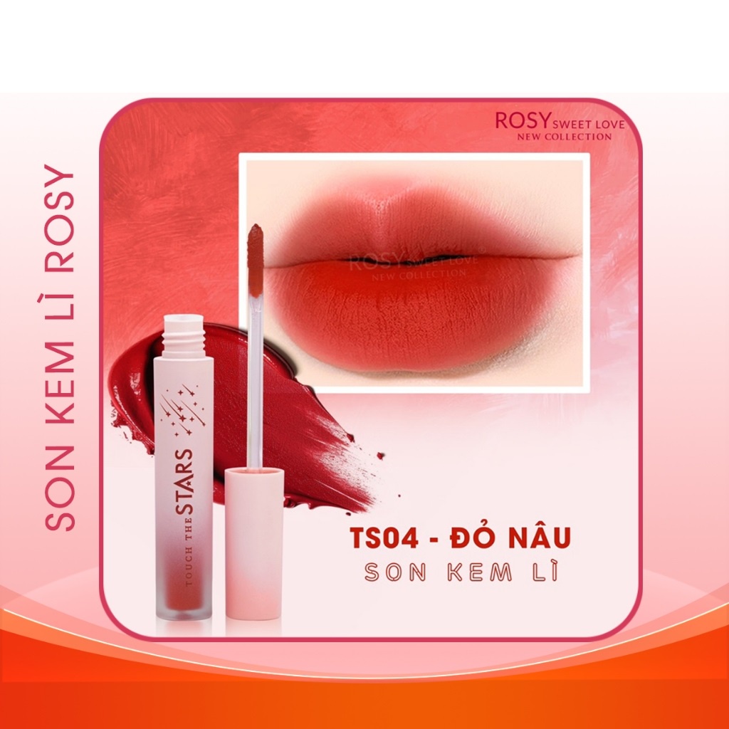 Son kem lì ROSY, không trôi, son không chì, không gây thâm môi