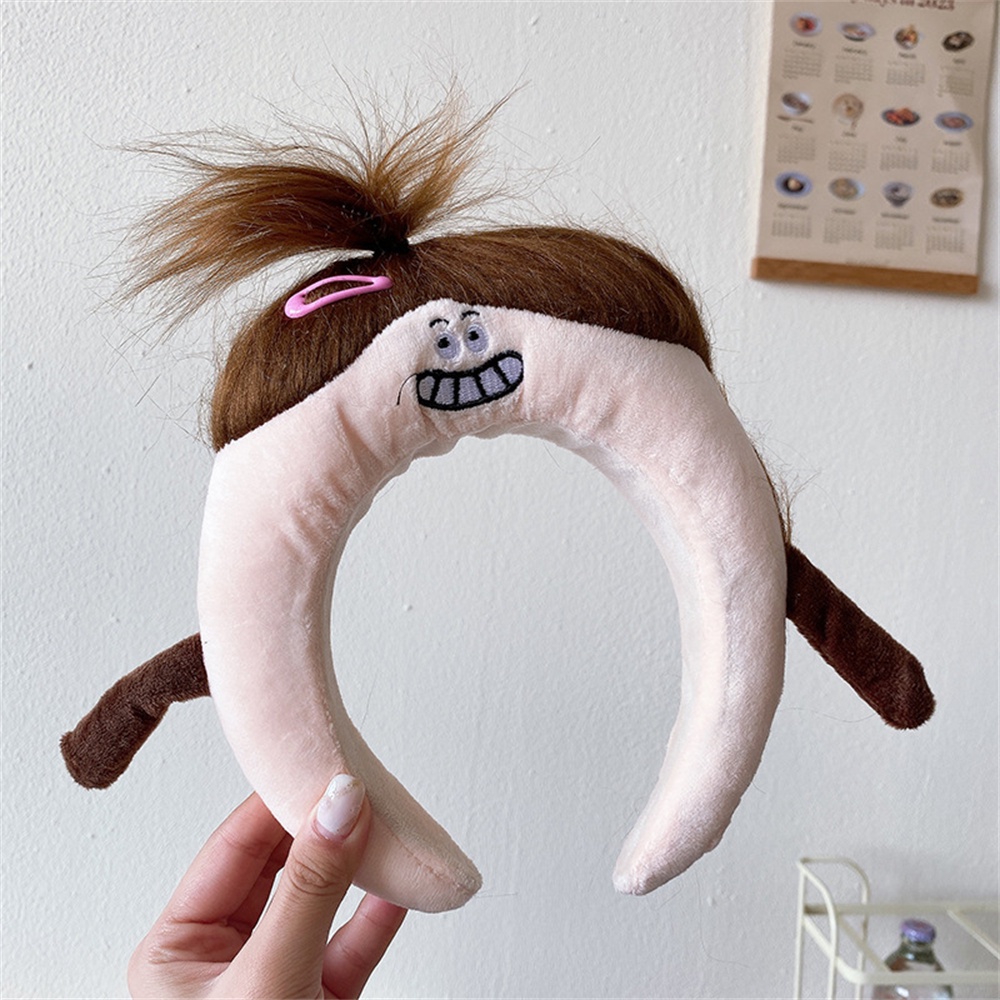 Ngọt Ngào, Dễ Thương, Hoạt Hình Ngộ Nghĩnh, Búp Bê Xấu Xí Sang Trọng Băng đô Bím Kỳ Cục/Vòng Cài Tóc Màu Kẹo đa Năng Sáng Tạo Dành Cho Nữ.