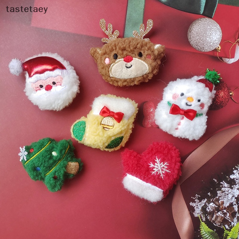 Tast Ghim Cài Áo Chủ Đề Giáng Sinh Hoạt Hình Đáng Yêu Sang Trọng Hình Người Tuyết Ông Già Noel Nai Sừng Tấm Quà Tặng Trang Trí Giáng Sinh en