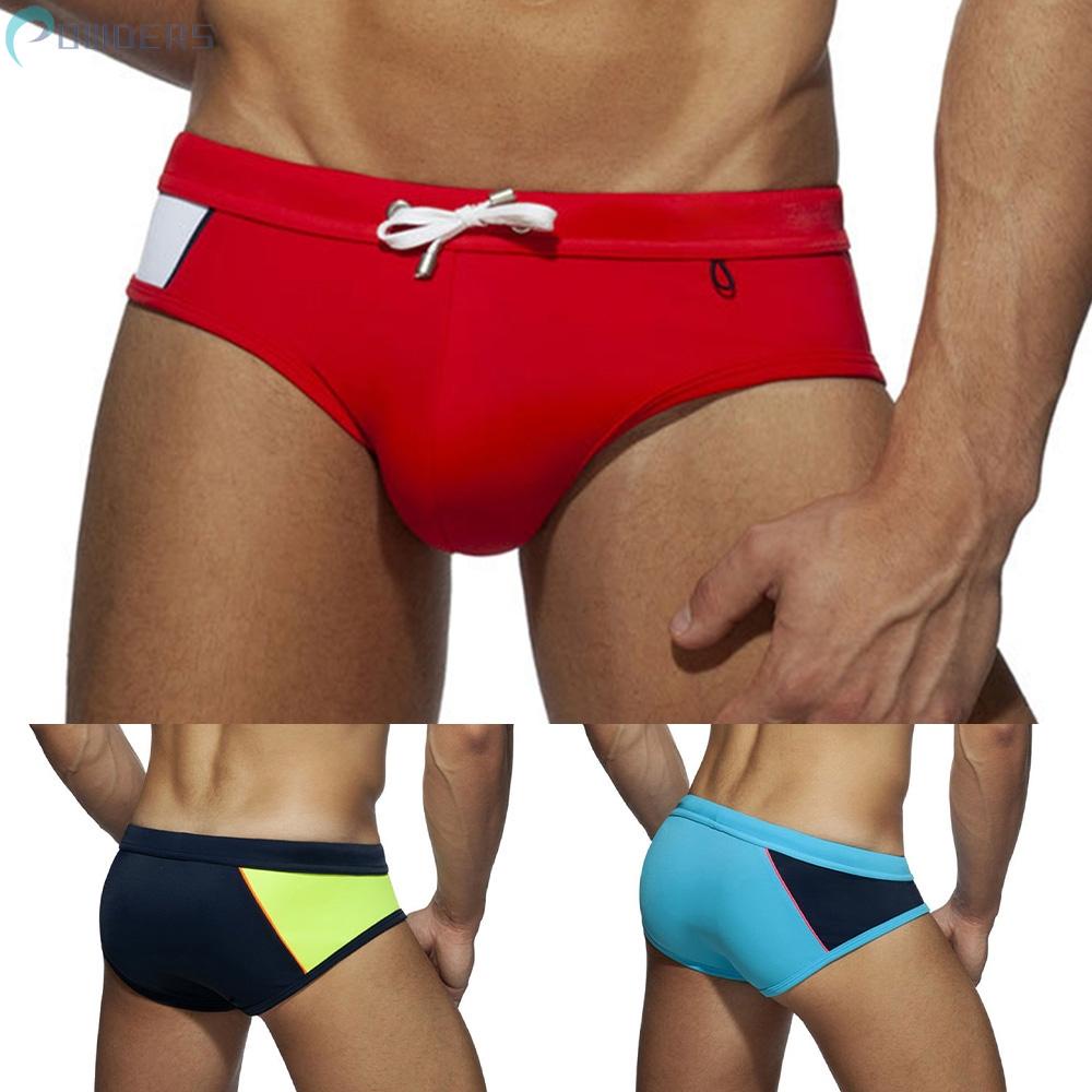 Sexy Swimwear Adjustable Beach Bikini Briefs Color Drawstrings Elastic